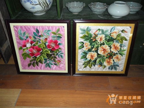 朝鲜手工绣品
