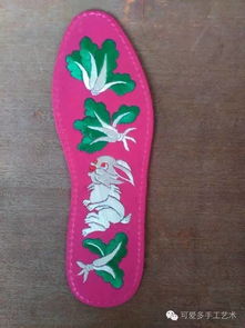 脚踏惊艳的绣品,沁源传统绣花鞋垫